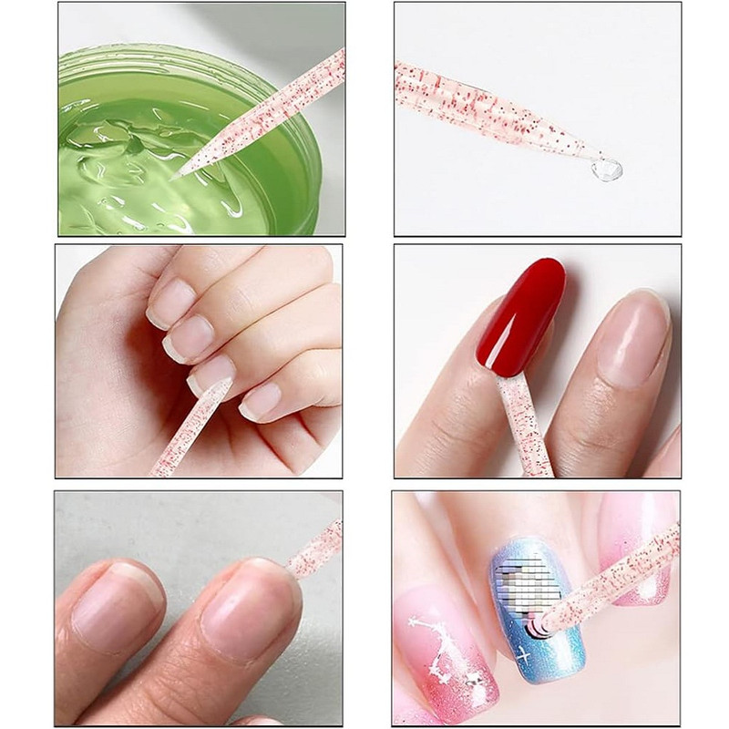 عقب زن ناخن مدل پلاستیکی اکلیلی بسته 50 عددی