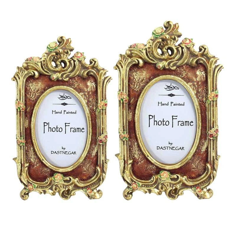 قاب عکس دیواری دست نگار مدل Romidon سایز 13×9 و 16×13 سانتیمتر مجموعه ۲ عددی