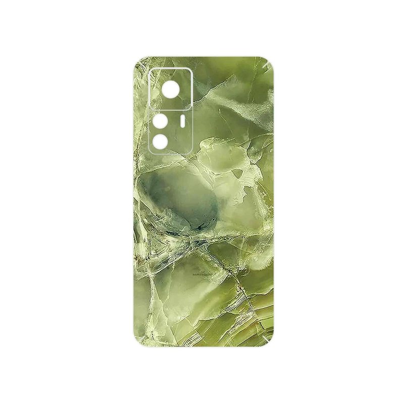 برچسب پوششی ماهوت مدل Green_Crystal_Marble مناسب برای گوشی موبایل شیائومی 12T Pro