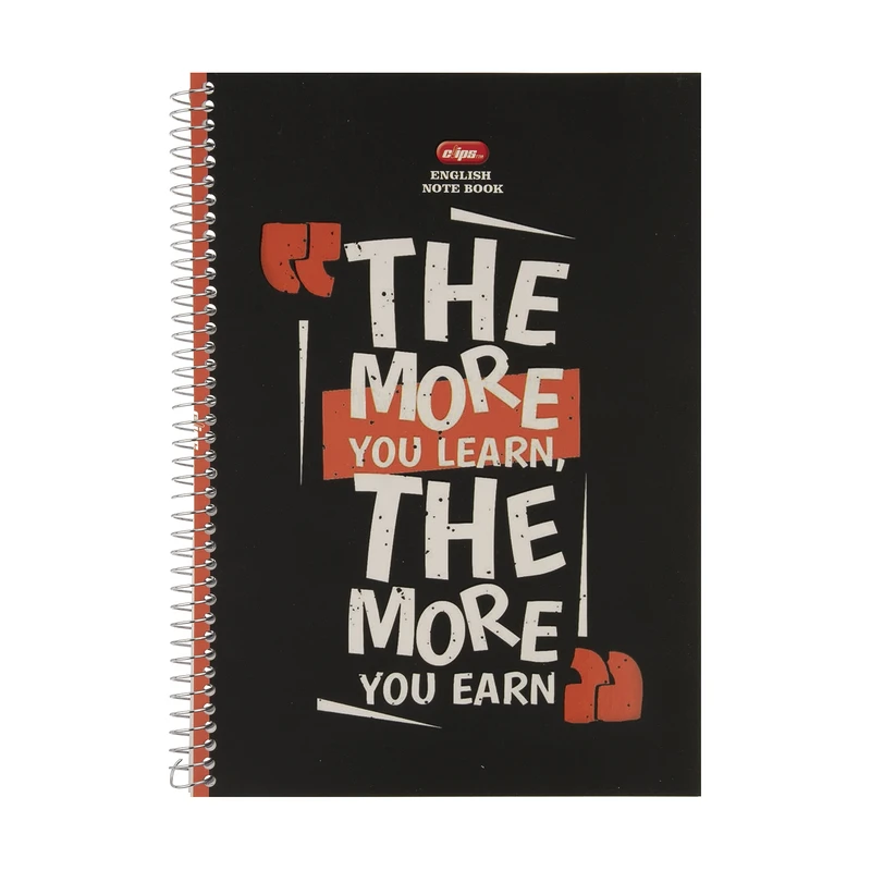 دفتر زبان 50 برگ کلیپس مدل 0520 کد 5