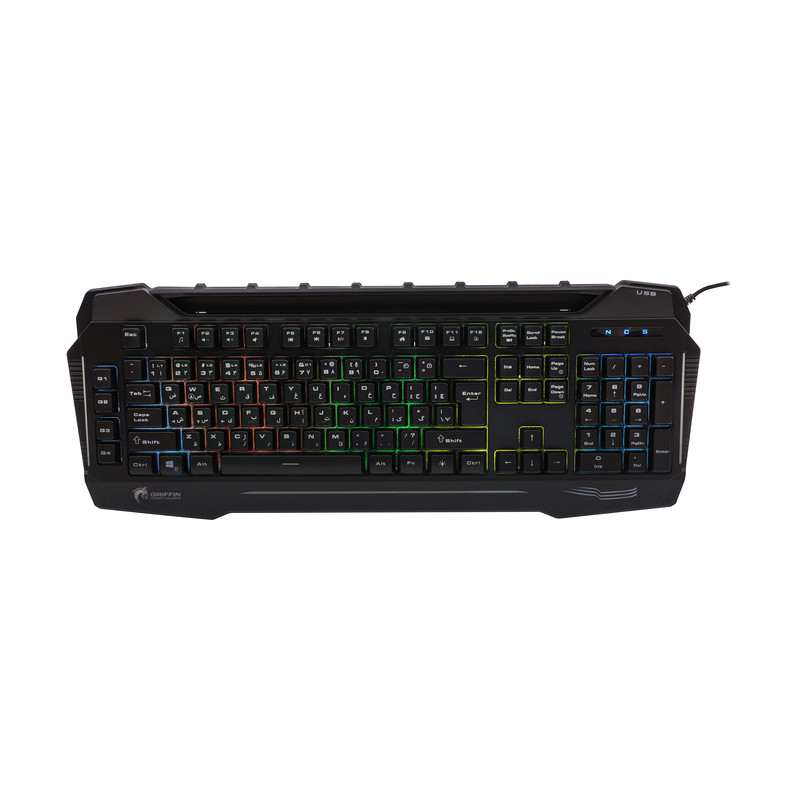 کیبورد گیمینگ گرین مدل GK702-RGB، Full-Size نورپردازی RGB