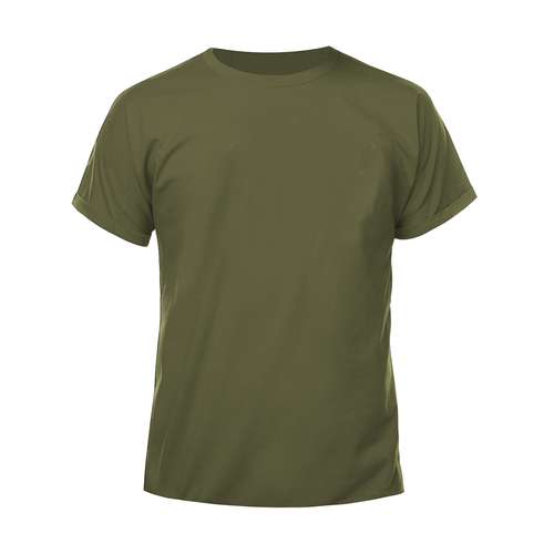 تیشرت آستین کوتاه مردانه کد H02 رنگ سبز زیتونی