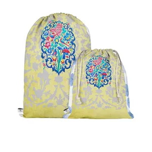 کوله پشتی ورزشی مدوپد مدل پرنده و گلفرنگ md00126 بسته 2 عددی