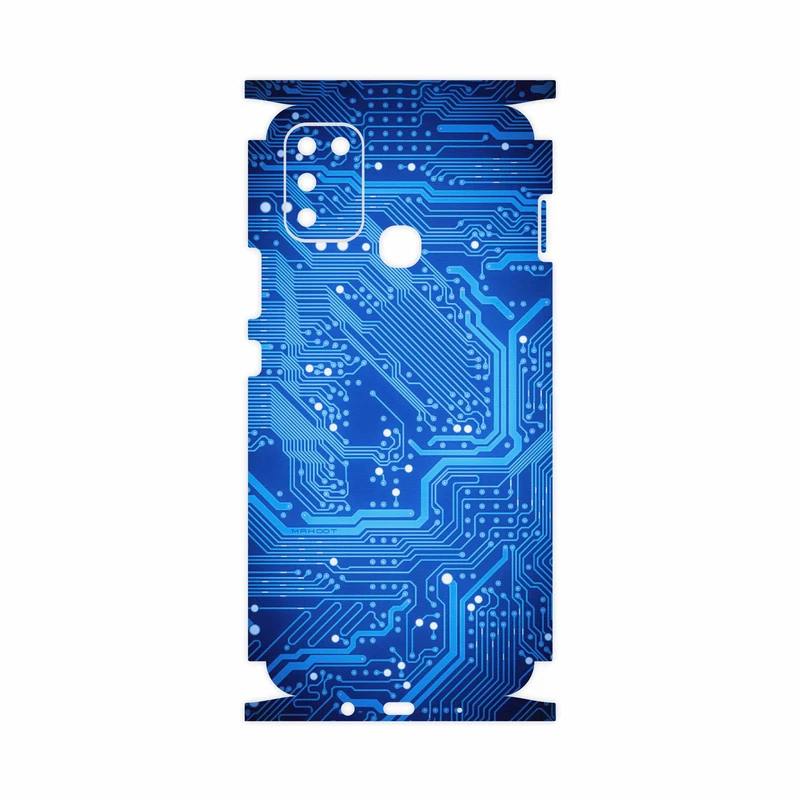 برچسب پوششی ماهوت مدل Blue-Printed-Circuit-Board-FullSkin مناسب برای گوشی موبایل اینفینیکس Hot 10 Play