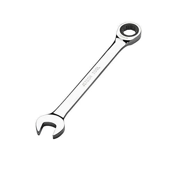 آچار یکسرتخت و یکسر جغجغه ای جتک کد J019 سایز 19 میلی متر