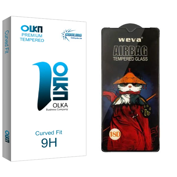 محافظ صفحه نمایش کولینگ مدل Olka Air Bag مناسب برای گوشی موبایل سامسونگ Galaxy A42 5G / M42 5G / A22 5G