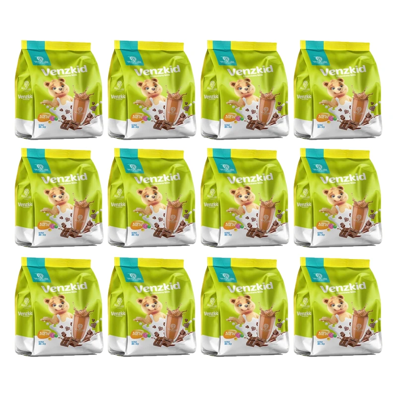 پودر نوشیدنی شیر شکلاتی کلاسیک ونز کید ونزکافه بسته 12 عددی