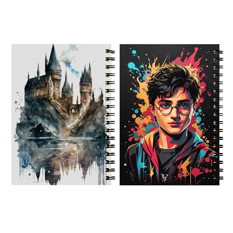 دفتر مشق 60 برگ طرح هری پاتر کد 33 بسته 2 عددی