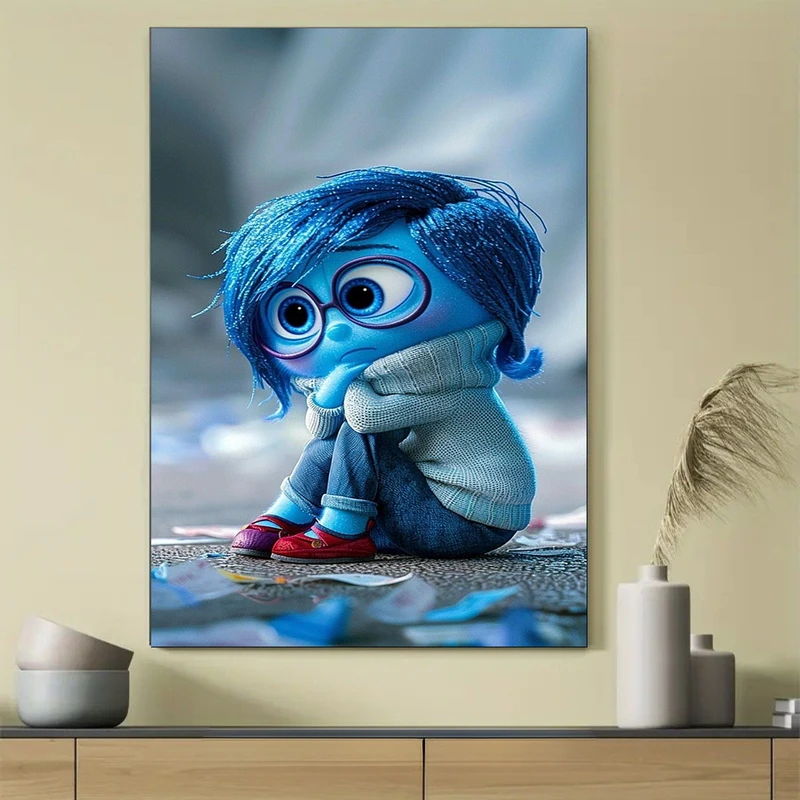 تابلو شاسی مدل انیمیشن دختر غمگین