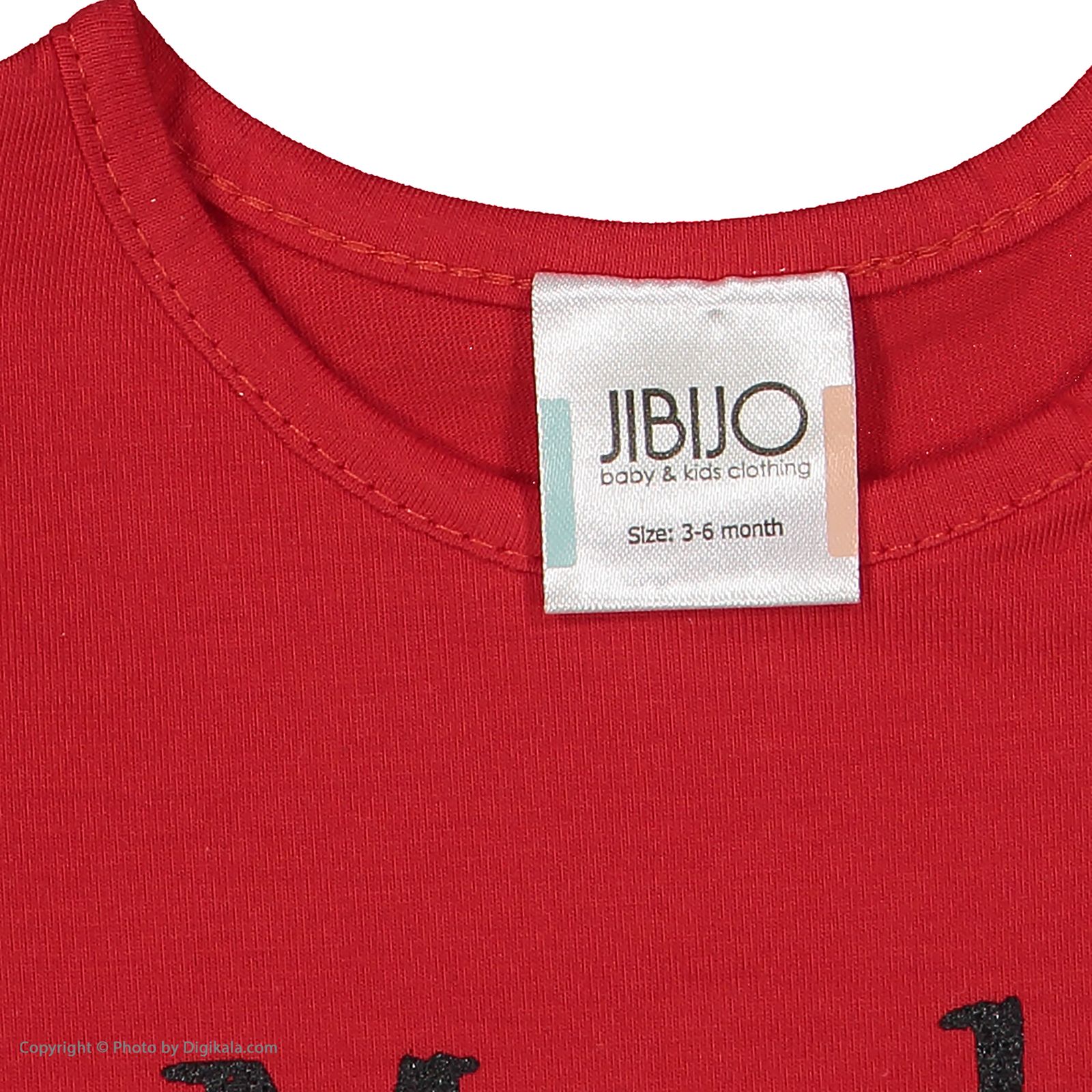 تی شرت آستین کوتاه نوزادی دخترانه جی بی جو مدل 70202-72 -  - 5