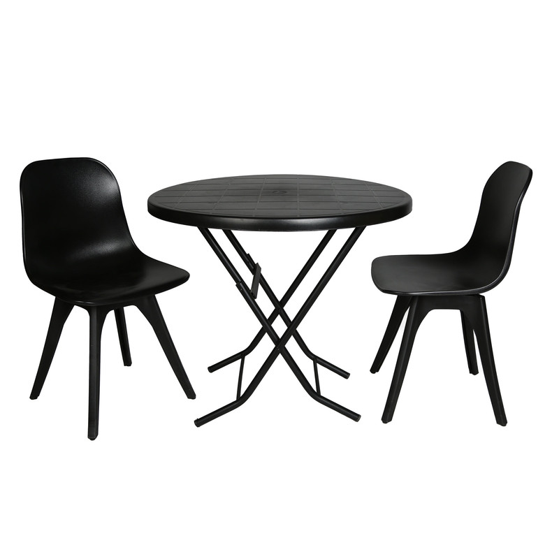 میز و صندلی ناهارخوری دونفره مدل مایا فایبرگلاس