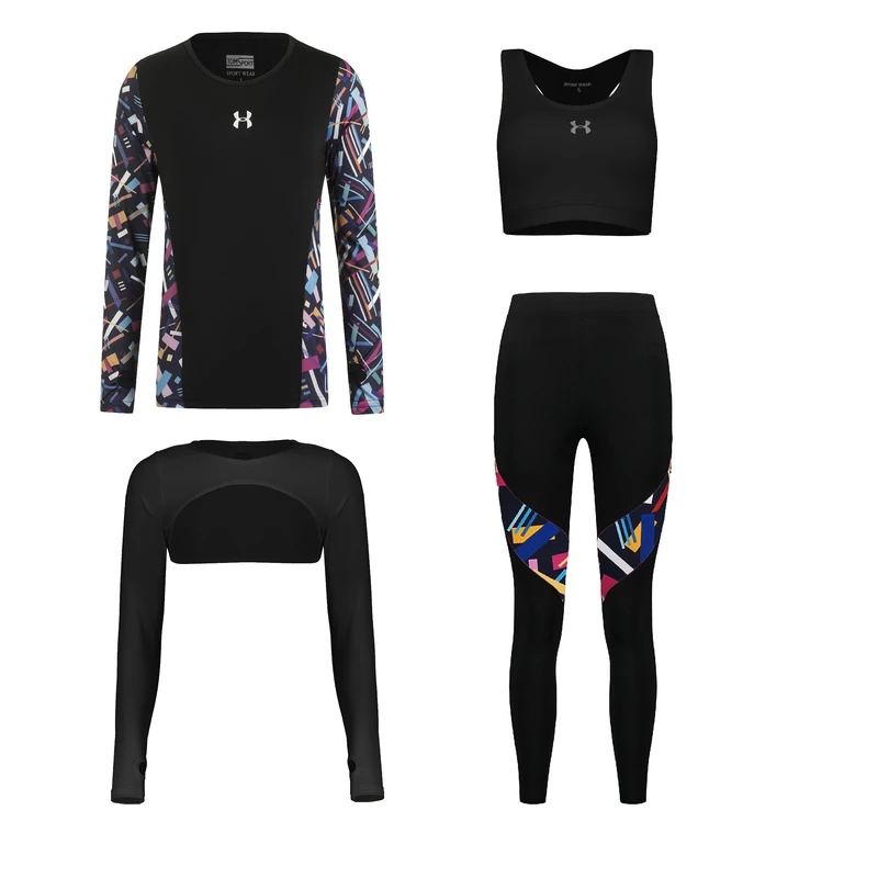 ست چهار تکه لباس ورزشی زنانه مدل 1401-1801-70-75