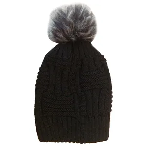 کلاه بافتنی بچگانه مدل  پم پم دار کد 1276