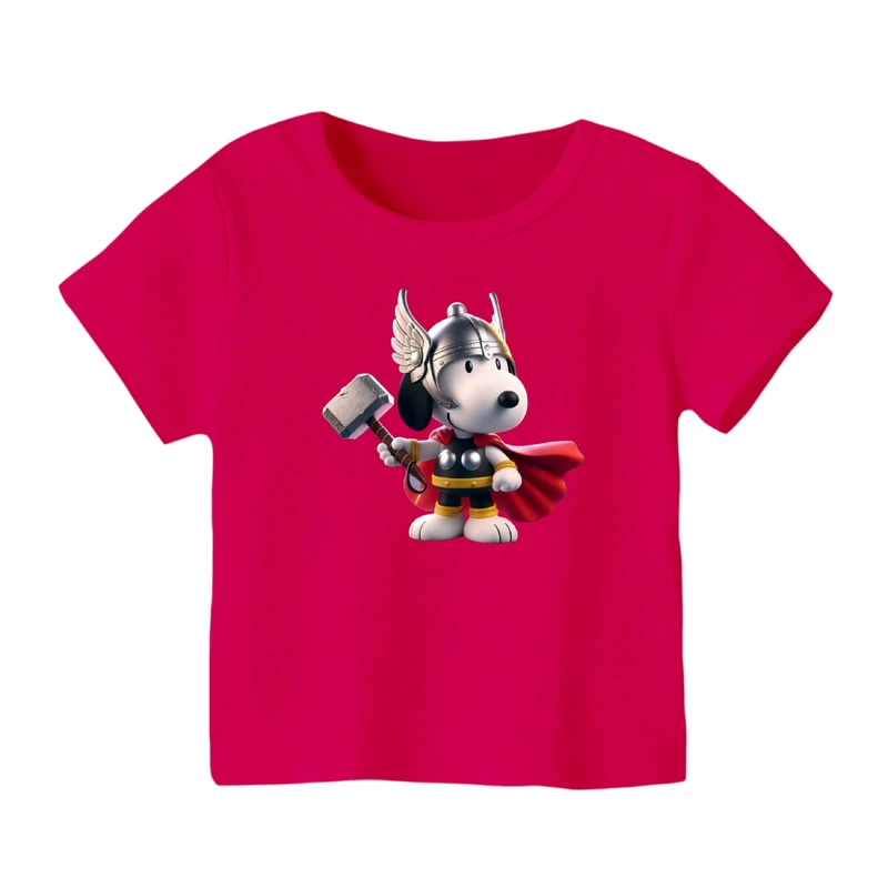 تی شرت آستین کوتاه بچگانه مدل اسنوپی کد ۸۸