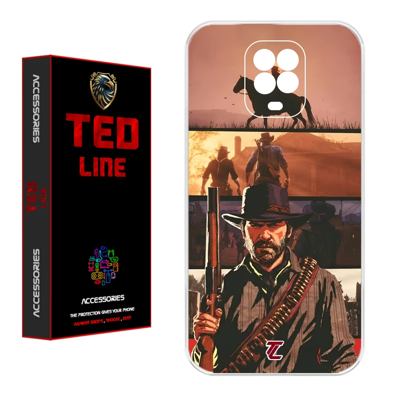 کاور تدلاین طرح رد دد ریدمپشن کد 1201 مناسب برای گوشی موبایل شیائومی Redmi Note 9S / Note 9 Pro