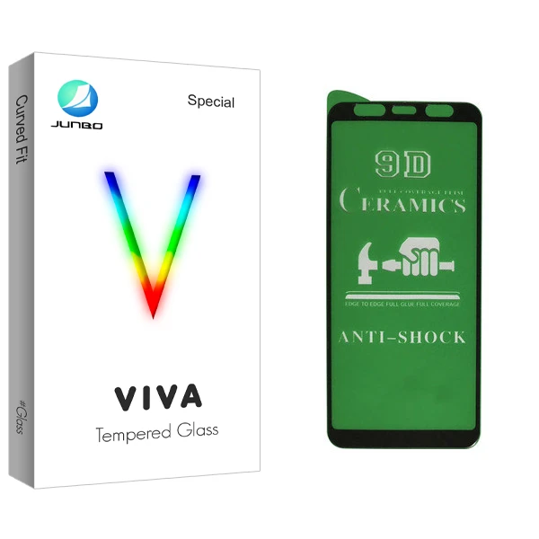 محافظ صفحه نمایش سرامیکی جانبو مدل Viva Glass مناسب برای گوشی موبایل سامسونگ Galaxy J4 Plus