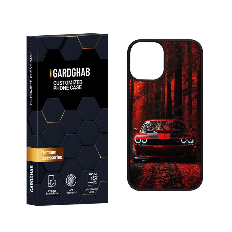 کاور گارد قاب مدل دور ژله ای پشت گلس پسرانه مناسب برای گوشی موبایل اپل iPhone 12 Mini