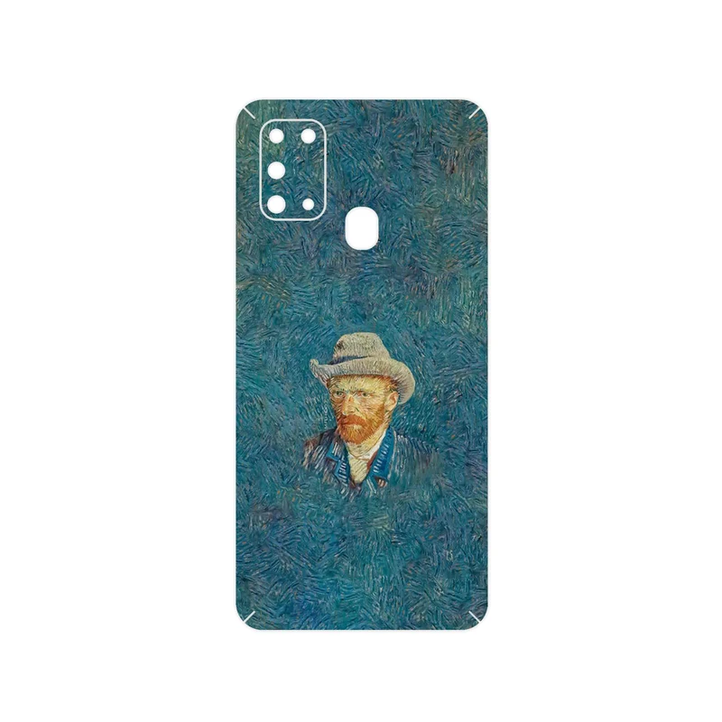 برچسب پوششی ماهوت مدل Self portrait with a gray felt hat مناسب برای گوشی موبایل سامسونگ Galaxy M31