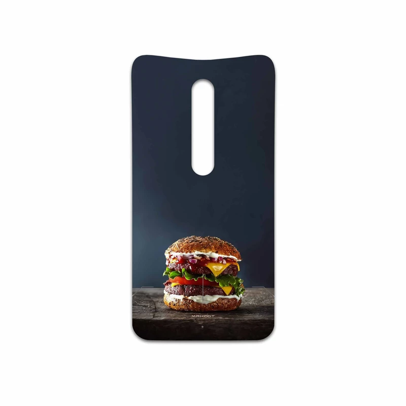 برچسب پوششی ماهوت مدل Hamburger مناسب برای گوشی موبایل موتورولا Moto X Style