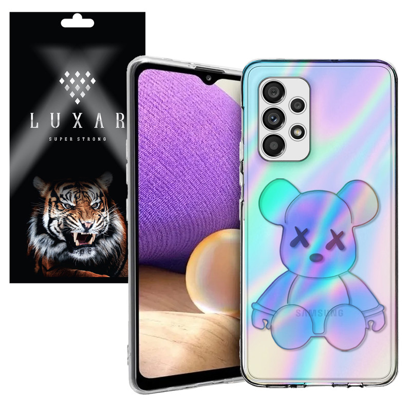 کاور لوکسار مدل Bear Brick 01 مناسب برای گوشی موبایل سامسونگ Galaxy A32 5G