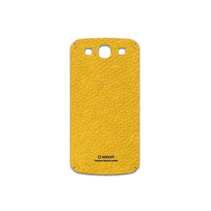 MAHOOT Mustard-Leather Cover Sticker for Samsung Galaxy S3 Neo