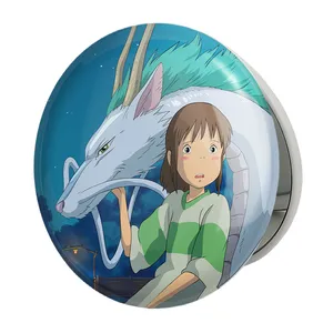 آینه جیبی خندالو طرح چیهیرو انیمه شهر اشباح Spirited Away مدل تاشو کد 12092 