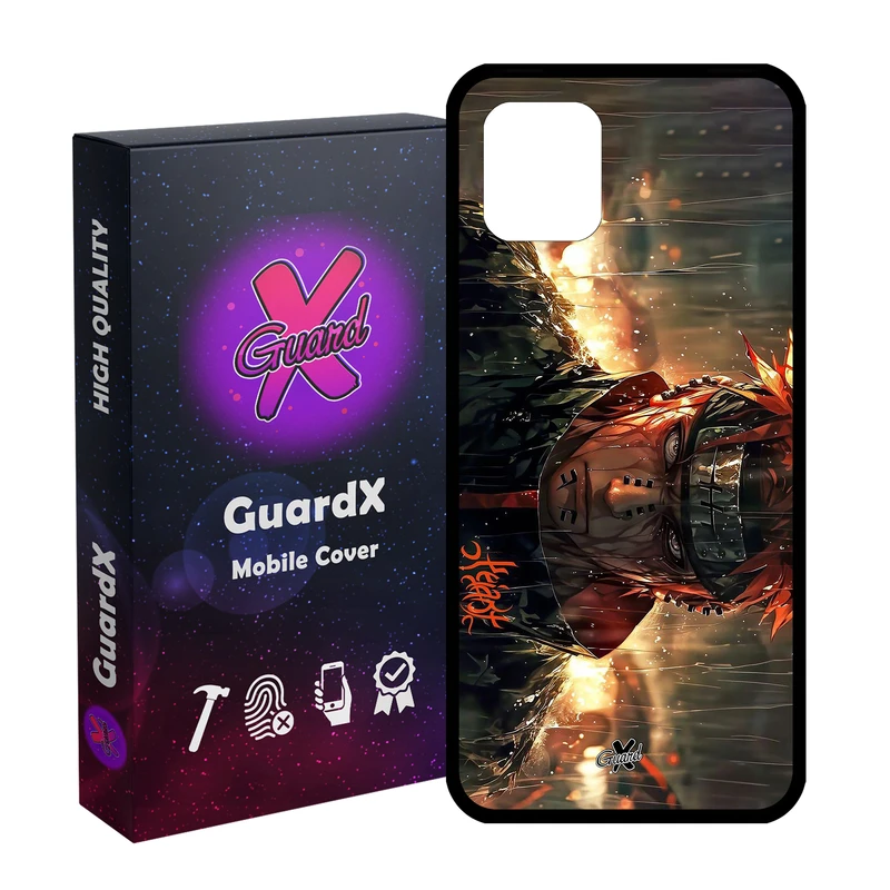 کاور گارد ایکس طرح انیمه ناروتو مدل Glass10695 مناسب برای گوشی موبایل سامسونگ Galaxy Note 10 Lite / A81