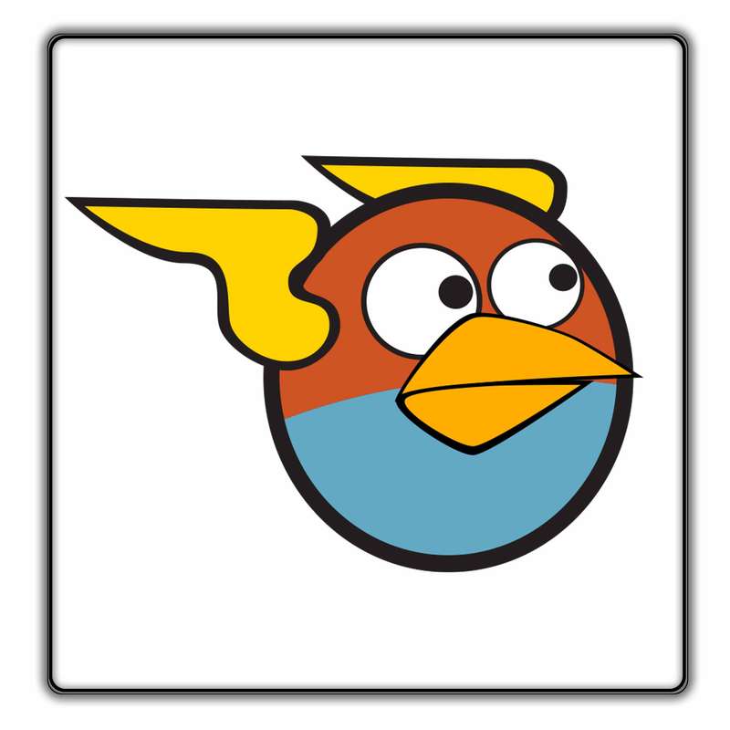 زیر لیوانی مدل Angry Birds کد 008