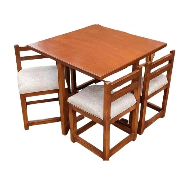 میز و صندلی ناهارخوری چهار نفره گالری والریان مدل M-CH-404