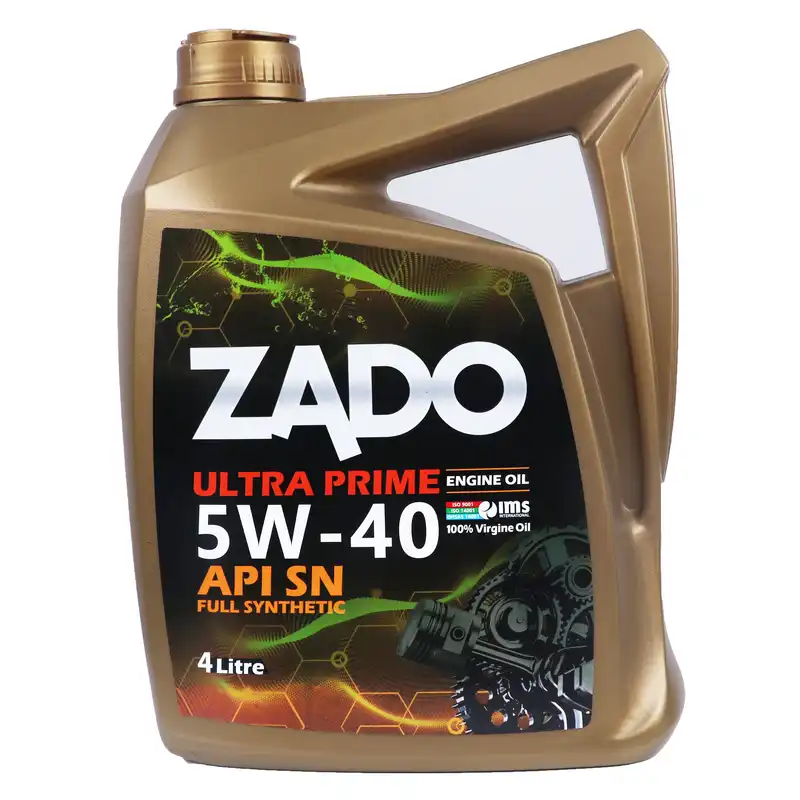 روغن موتور خودرو زادو مدل ULTAR PRIME کد SAE 5W40-SN حجم 4 لیتر