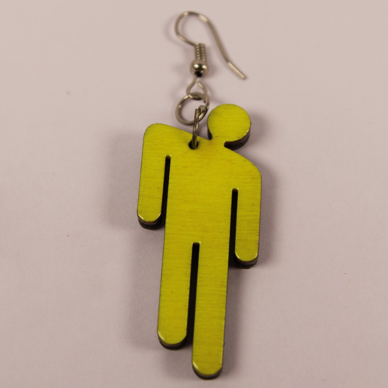 گوشواره دخترانه مدل آدمک کد 03