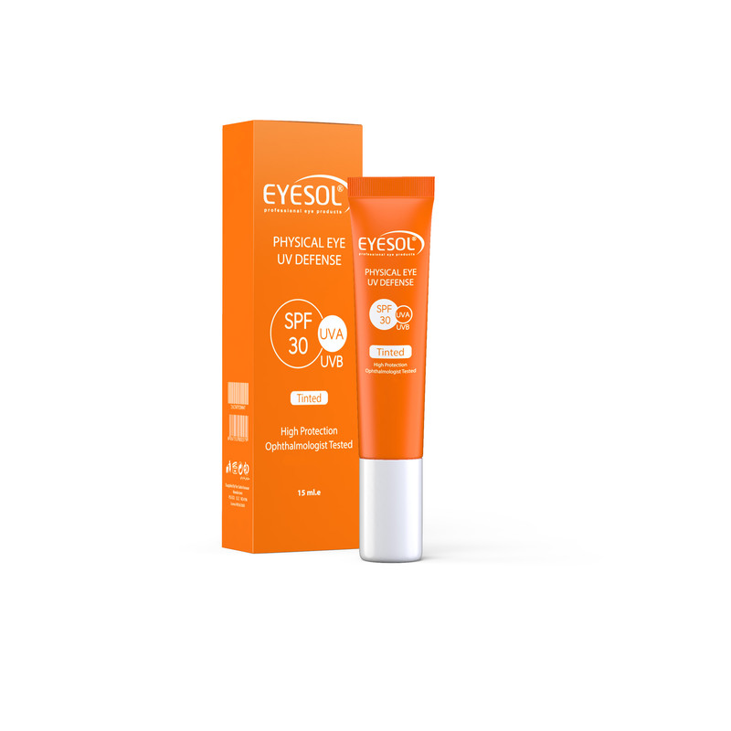 کرم ضدآفتاب رنگی آیسول SPF30 مدل TEYE مخصوص دور چشم، حجم 15 میلی‌لیتر