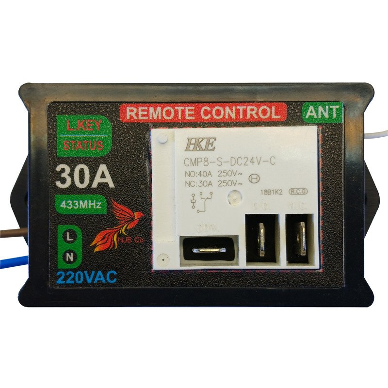 گیرنده و ریموت دربازکن 220 ولت تک کانال 30 آمپر مدل CH301 گیرنده و ریموت دربازکن 220 ولت تک کانال 30 آمپر مدل CH301