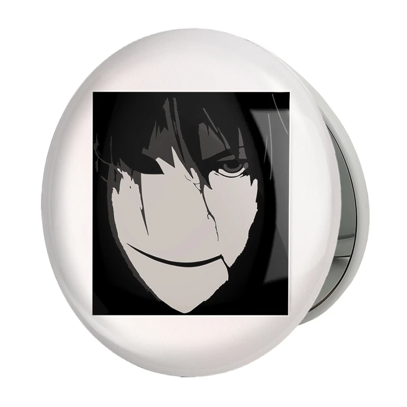 آینه جیبی خندالو طرح هی انیمه تاریک تر از سیاهی Darker Than Black مدل تاشو کد 23455 