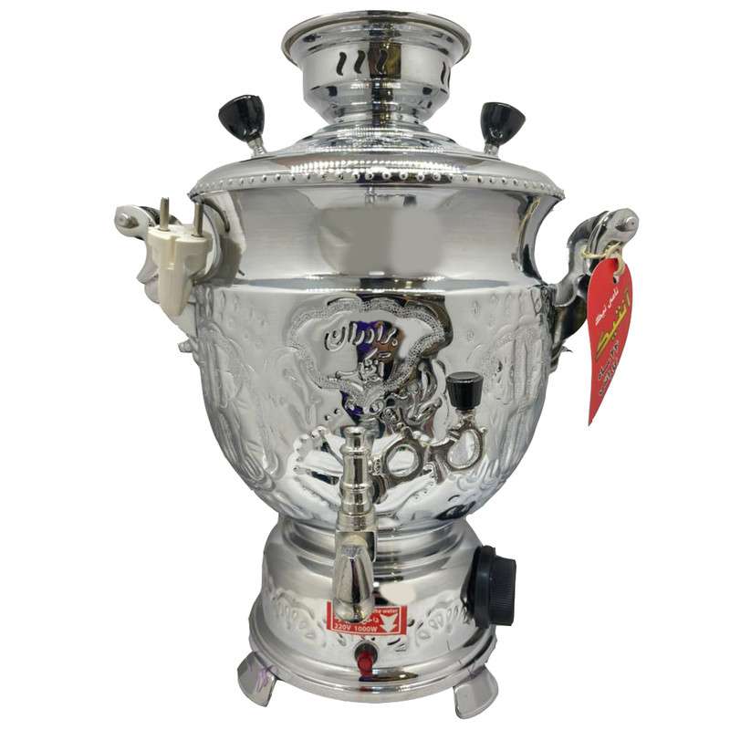 سماوربرقی برادران مدل قلم کاری ظرفیت 8 لیتر