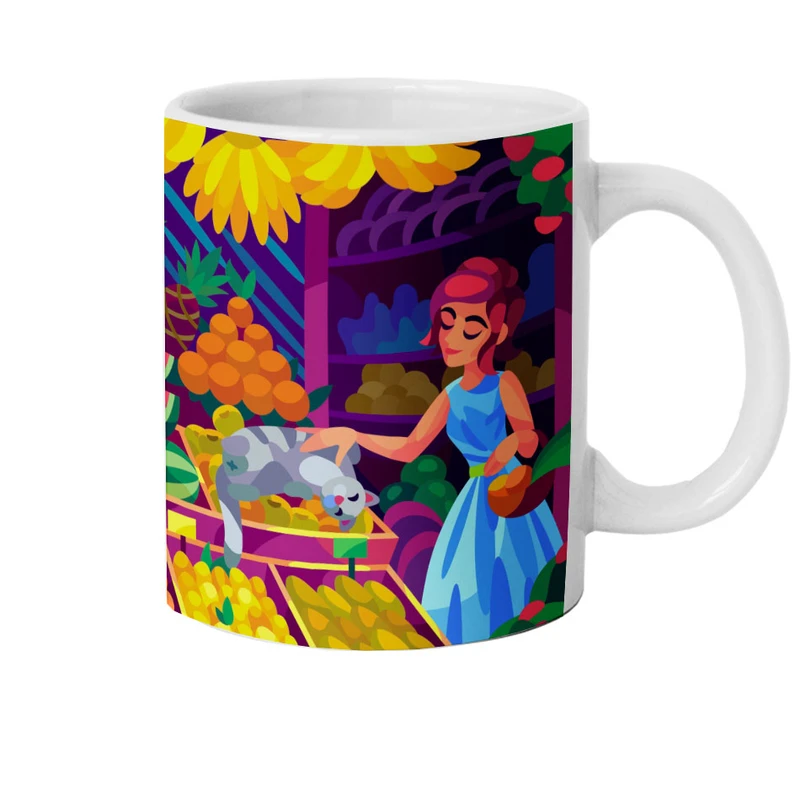 ماگ هومرو طرح دخترونه فانتزی مدل M938