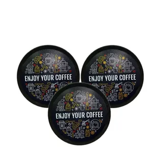 سینی مدل ENJOY YOUR COFFEE بسته سه عددی