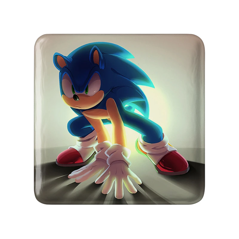 پیکسل خندالو طرح سونیک (Sonic) مدل مربعی کد 37043