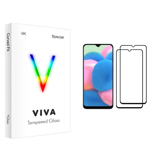 محافظ صفحه نمایش ویوا مدل 4K مناسب برای گوشی موبایل سامسونگ Galaxy A30s بسته دو عددی