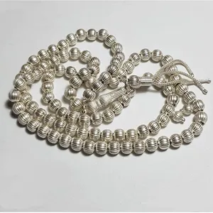 تسبیح نقره گالری ظهیرالدینی مدل ROS-53