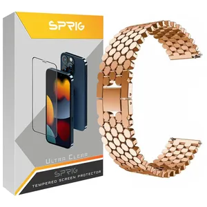 بند اسپریگ مدل Elegant مناسب برای ساعت هوشمند سامسونگ Galaxy Watch 4 44mm / Watch 5 44mm