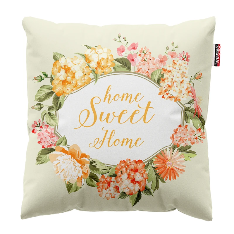 کوسن پاد آفرین مدل SWEET HOME کد PK302796 سایز 30*30 سانتی متر