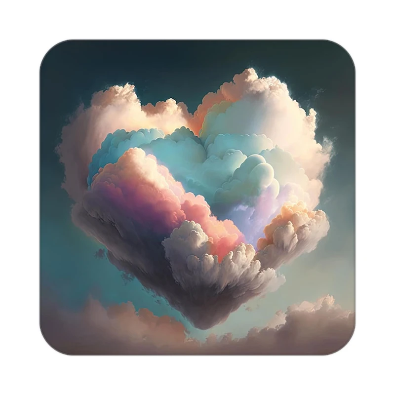 زیر لیوانی کاکتی مدل عاشقانه کد mp12001