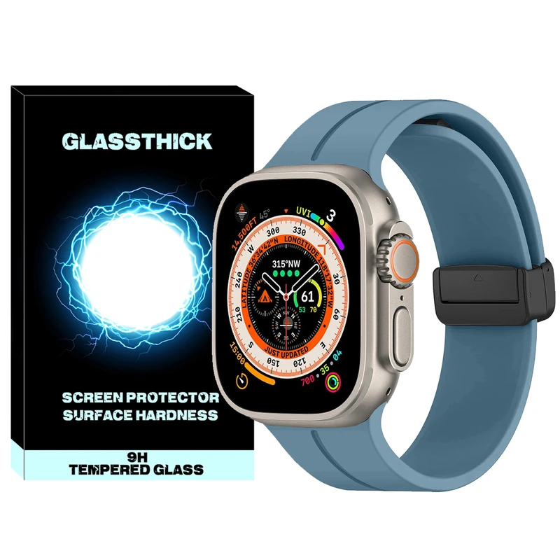 بند گلستیک مدل Magnetic-ORG-GL مناسب برای ساعت هوشمند ویرفیت N8 Ultra Plus