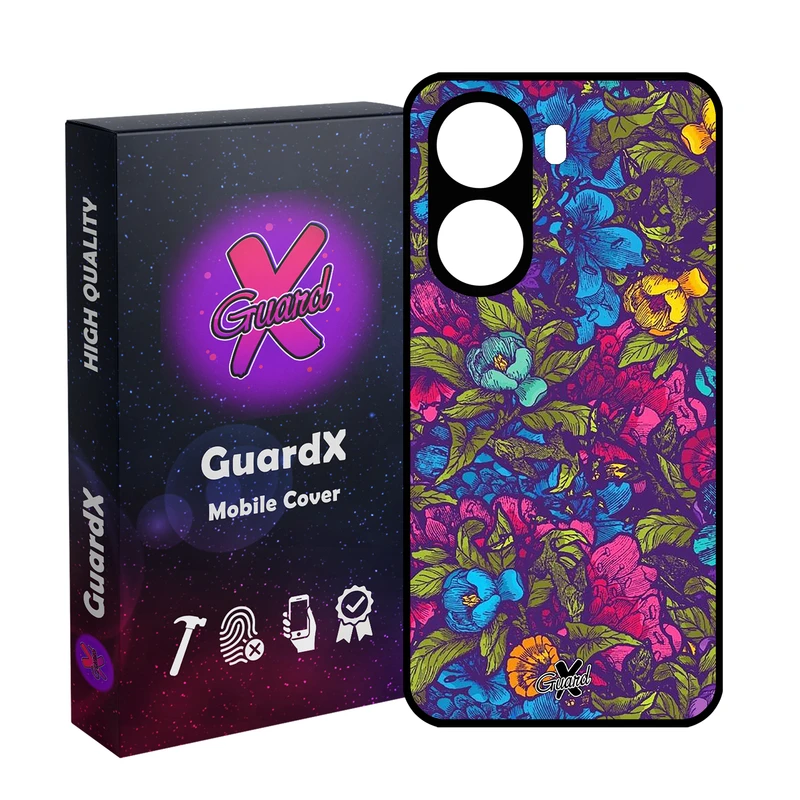 کاور گارد ایکس طرح Flower مدل 10224 مناسب برای گوشی موبایل شیائومی Poco X7 Pro