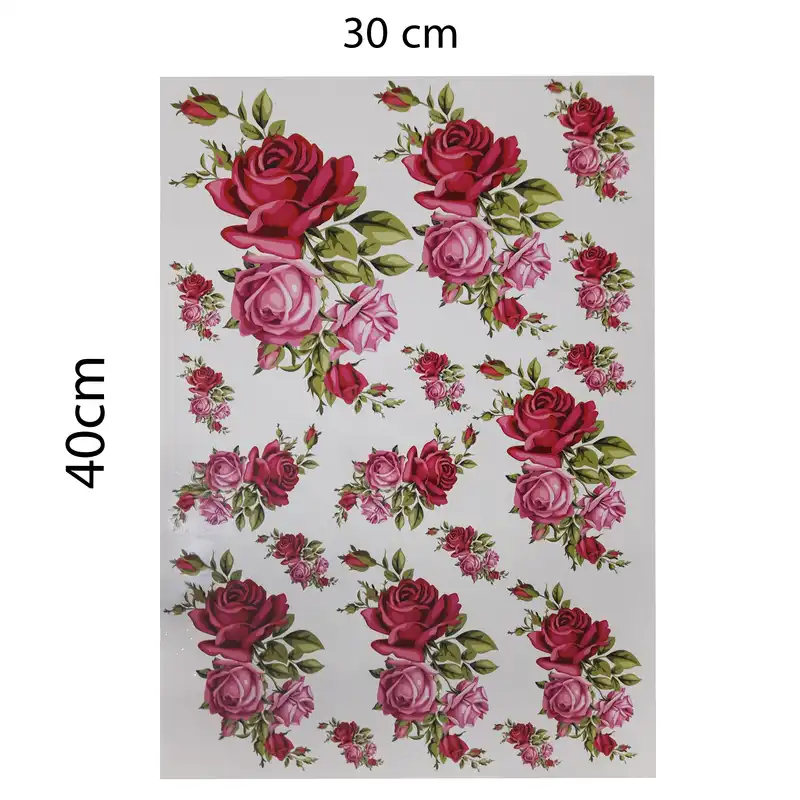 برچسب ترنسفر مدل فلاور رز