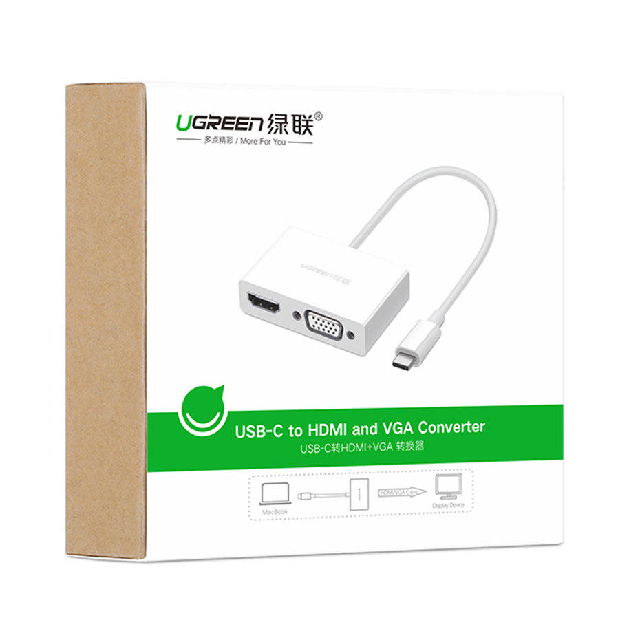 مبدل Type-C به HDMI / VGA یوگرین مدل MM123