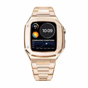 بند مدل Luxury GC-2C مناسب برای اپل واچ 44 میلی متری