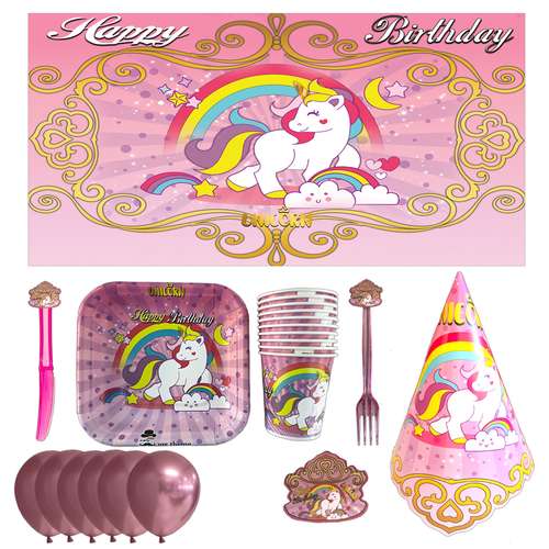 مجموعه 67 عددی تم تولد مستر تم مدل یونیکورن پلاس