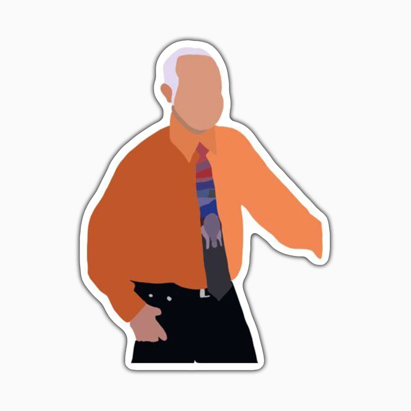 استیکر لپ تاپ و موبایل بووم طرح سریال Friends مدل Gunther کد ET60